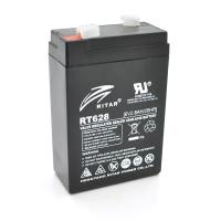 Акумуляторна батарея AGM RITAR RT628, Black Case, 6V 2.8Ah (66х34х 97 (103)) Q25