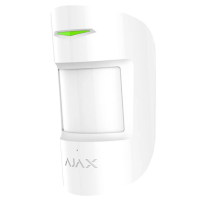 Бездротовий комбінований сповіщувач руху та розбиття скла Ajax Superior CombiProtect white Jeweller