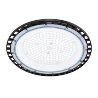 Стельовий промисловий світильник Ritar BHL02-200W, 6500K, 220V. IP65, 30000lm, RA >80, Φ362*35 мм, Black