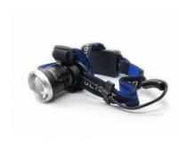 Налобний Ліхтарик Bailong BL T24 - P50 3 реж., Zoom, корпус-пластик, водостійкий, ударостійкий, 18650 акумулятор СЗУ, BOX