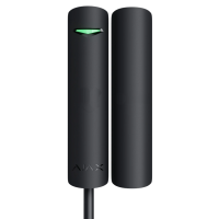 Дротовий магнітоконтактний сповіщувач Ajax Superior DoorProtect black Fibra