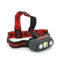 Налобний Ліхтарик KX-303, 3+3 реж., COB, корпус-пластик, водостійкий, 18650 акумулятор, USB кабель, BOX