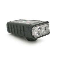 Ліхтарик велосипедний HY-7518, 4 режими + сигнал, вбудований аккум, індикація заряду, USB кабель, BOX