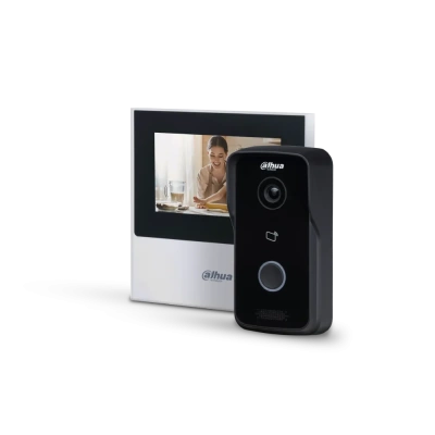 Dahua Mіні DHI-VTH2611L-WP 4.3" Wi-Fi + DHI-VTO2111D-P-S3 Комплект