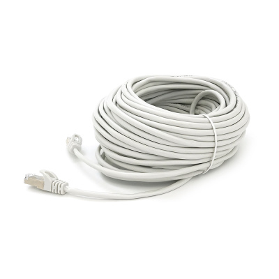 Патч-корд литий MERLION, FTP, RJ45, Cat.5e, 20m, сірий, CU, Q200