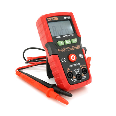 Мультиметр ANENG M107, вимірювання: V, A, R, C, T
