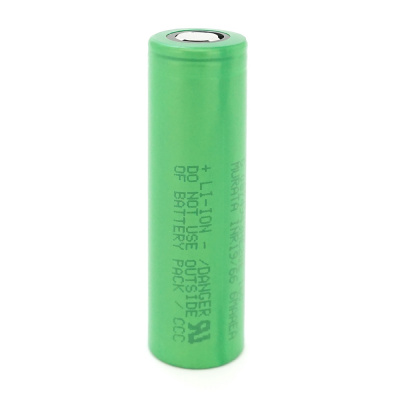 Акумулятор 18650 Li-Ion Murata (Sony) US18650VTC6, 3000mAh, 30A, 4.2/3.6/2.0V, GREEN, 2 шт в упаковці, ціна за 1 шт