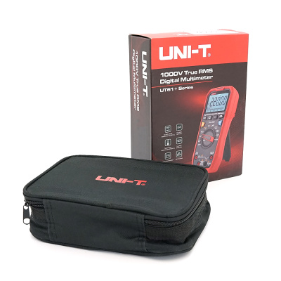 Мультиметр UNI-T UT61B+: True RMS. Вимірювання V,A,Ω,C,F,NCV. Діоди. Продзвонювання. USB. CAT III 1000V. 190x90x50 мм. 350 г