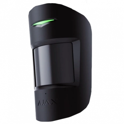 Бездротовий комбінований сповіщувач руху та розбиття скла Ajax Superior CombiProtect black Jeweller
