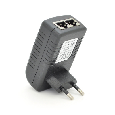 POE інжектор 48V 0,5A (24Вт) з портами Ethernet 10/100Мбіт / с