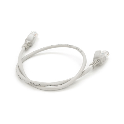 Патч-корд литий RITAR, CCA, UTP, RJ45, Cat.5e, 0,3m, сірий Q710
