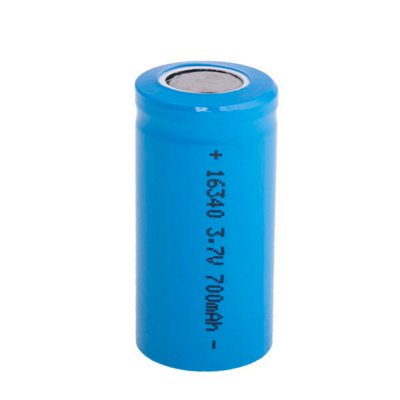 Акумулятор Li-Ion Vipow ICR16340/CR123 FlatTop, 700mAh, 3.7V, Blue Q50/500