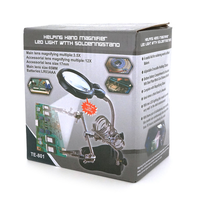 Тримач "третя рука" TE-801, діамерт 90мм, 3.5-12X, Box