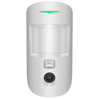 Бездротовий сповіщувач руху з камерою Ajax Superior MotionCam HD (PhOD) white Jeweller