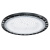 Стельовий промисловий світильник Ritar BHL02-100W, 6500K, 220V. IP65, 30000lm, RA >80, Φ362*35 мм, Black