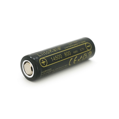 Аккумулятор 14500 Li-Ion Vipow ICR14500 TipTop, 800mAh, 3.7V, Blue Q50/500