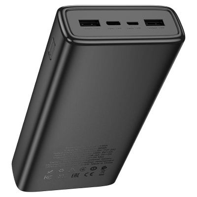 Power Bank HOCO J144A 30000mAh, Black, 0.660kg
