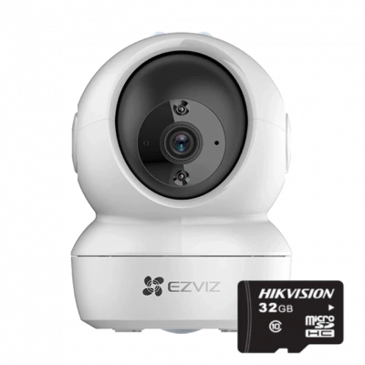 Ezviz H6c + Hikvision HS-TF-L2/32G Комплект камера + карта пам'яті