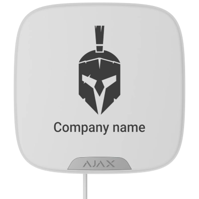 Дротова вулична сирена Ajax Superior StreetSiren DoubleDeck white Fibra