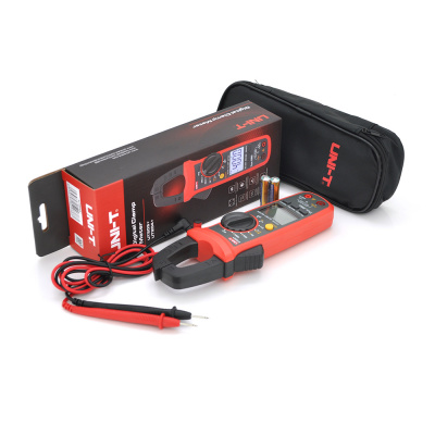 Струмовимірювальні кліщі UNI-T UT203+ Вимірювання: V (AC/DC), A (AC/DC), Ω, C, Hz, DUTY (NCV, True RMS). Функції: Data Hold, Min/Max, REL, дзвінки.