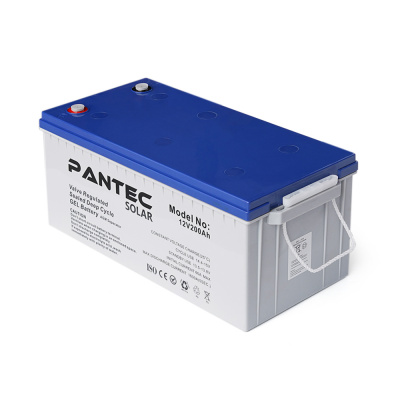 Акумуляторна батарея PANTEC  200-12 GEL 12V 200 Ah (522 x 240 x 224), 60.3 kg Grey Q1/48