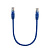 Патч-корд литий RITAR, CCA, UTP, RJ45, Cat.5e, 0,3m, синій Q1000