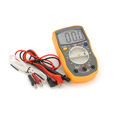 Мультиметр HAOYUE DT-33C Вимірювання: V (AC/DC), A (AC/DC), Ω, hFE, дзвінки. Функції: Data Hold, тест діодів, термопара.