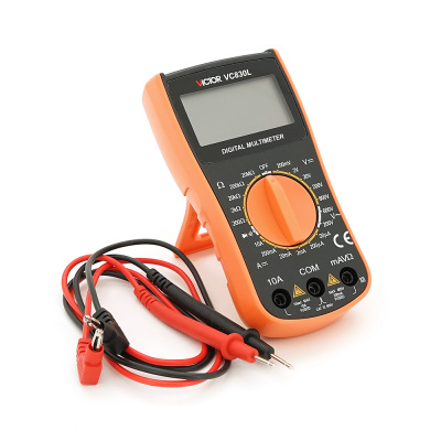 Мультиметр Victor VC830L, вимірювання: V, A, R, Hz