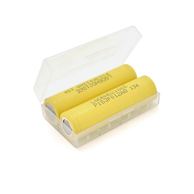 Акумулятор 18650 Li-Ion LG LGDBHE21865, 1600mAh, 20A, 4.2 / 3.6 / 2.5V,  Yellow, PVC BOX, 2 шт. в упаковці, ціна за 1 шт