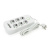 Сетевой фильтр F06U, 6 розеток EU + 4 USB + 1PD, кнопка включения с индикатором, 2 м, 3х0,75мм, 2500W, White, Box