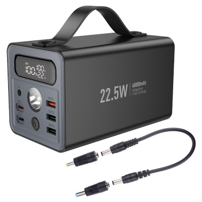 Power Bank HOCO J138 60000mAh, 22.5W+PD 20W, Black, 1.20kg, Black, Box