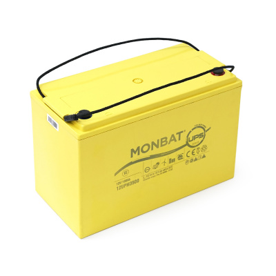 Акумуляторна батарея MONBAT TOP TERMINAL 12UPM3500 AGM 12V/100 Ah, 340x173x220 мм, 35.5 кг