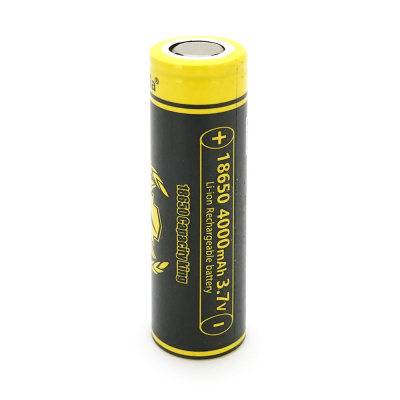 Акумулятор 18650 Li-Ion LiitoKala King-4000, 4000mAh (3800-4000mAh), 3.7V (2.75-4.2V), Black/Yellow