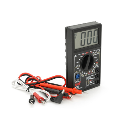 Мультиметр HAOYUE DT-860С Вимірювання: V(AC/DC), A(DC), Ω, С°. Функції: продзвонювання, тест діодів. Щупи+термопара, Box