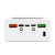 Power bank Voltronic L16 під 16х18650, Wireless charging, Digital display, Output: 22.5+15W, USB+USB-C, PVC, ліхтар, White, BOX Power bank Voltronic L16 під 16х18650, Wireless charging, Digital display, Output: 22.5+15W, USB+USB-C, PVC, ліхтар, White, BOX