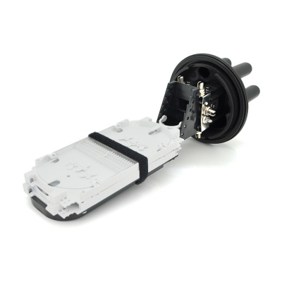 Муфта оптична Merlion ML-OP-F106H-96C, герметична, 5 вводів, до 4-х касет, до 96 зварок, матеріал PP