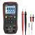 Мультиметр UNI-T UT60S. Вимірювання: V, A, Ω, F, Hz, °C. Функції: True RMS, NCV, підсвічування, продзвонювання, тест діодів.