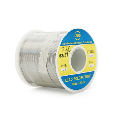 Припoй Jufeng ПОС-63 (Sn63 / Pb37), діам.-0,8мм, 250гр.катушка