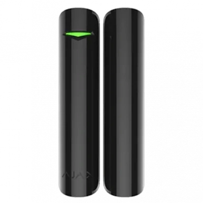 Бездротовий комбінований сповіщувач відчинення, удару та нахилу Ajax Superior DoorProtect Plus black Jeweller