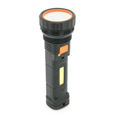 Ліхтарик ручний WST-01, 3W. OSL+COB. 3+1 режим, вбудований акумулятор, IP40 . 210х88х45. Box