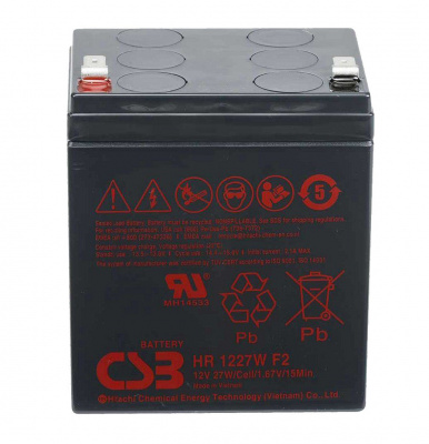 Акумуляторна батарея CSB HR1227WF2, 12V 6,5Ah (90х70х106мм), 1.97 kg Q10