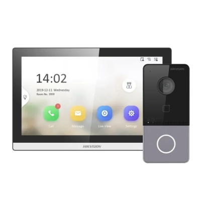 Hikvision WI-FI DS-KV6113-WPE1(C)+ DS-KH6350-WТE1 "Стандарт" Комплект відеодомофона