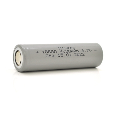 Акумулятор WMP-4000 18650 Li-Ion Flat Top, 2400mAh, 3.7V, Gray