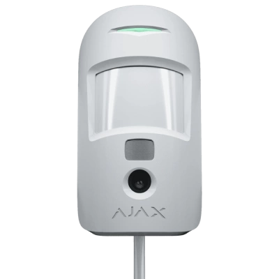 Дротовий сповіщувач руху з камерою Ajax Superior MotionCam (PhOD) white Fibra
