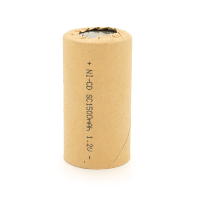 Акумуляторна батарея для шуруповерта YT-1500, Ni-Cd SC1500mAh, 1.2V, 10C, 23x43 mm