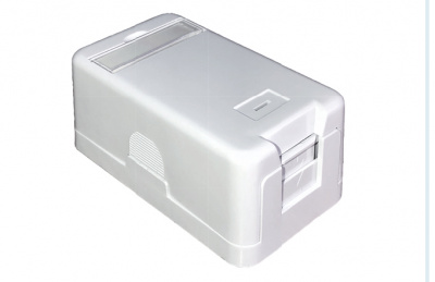 Розетка зовнішнього монтажу під модульний роз'єм OK-net 1 порт OK-MI111