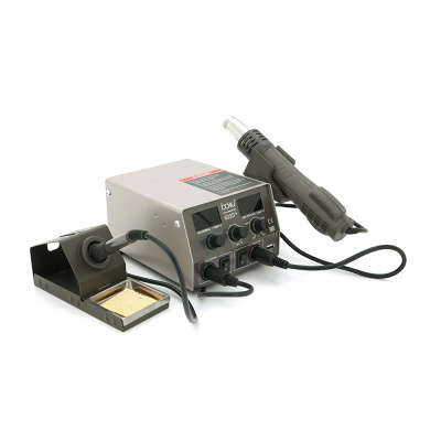 Паяльна станція BAKKU BA-602D+ цифрова індикація, фен, паяльник (270*150*150) 2.7 кг