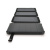 Power bank 12000 mAh Solar, Input:5V/1A(microUSB), Output:5V/2,1А(2хUSB), rubberized case, Black, BOX