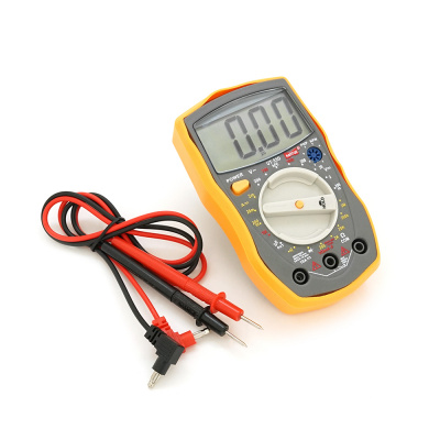 Мультиметр HAOYUE DT-33D Вимірювання: V (AC/DC), A (AC/DC), Ω, hFE, продзвонювання. Функції: тест діодів, підсвічування.