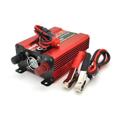 Інвертор напруги NV-500(300Вт)+LCD, 12/220 з апроксимованою синусоїдою, 1 універсальні розетка, Клеми, Box